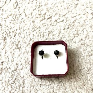 Dark red ruby or garnet stone
